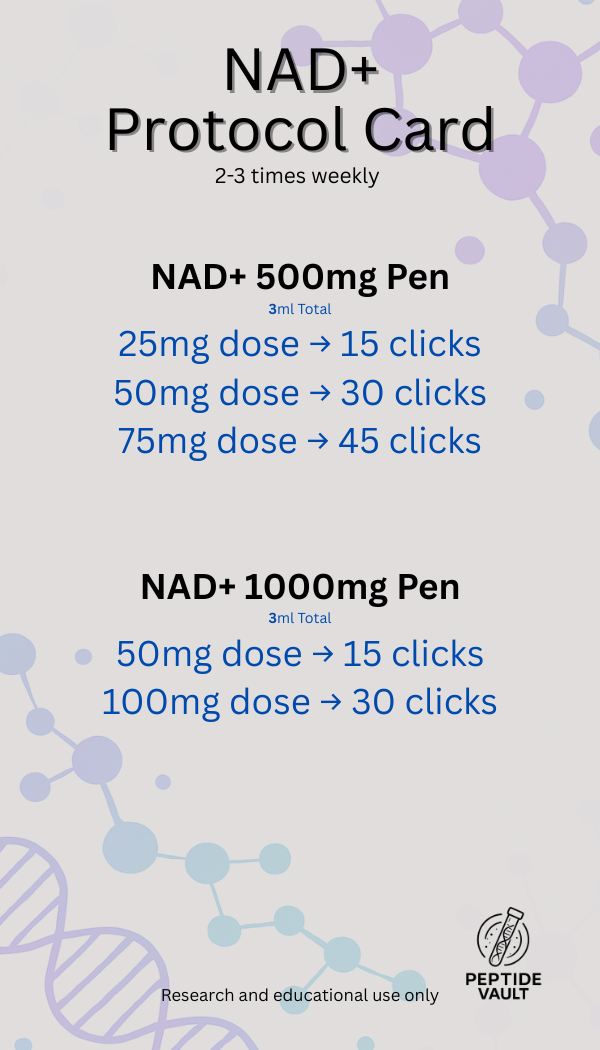 NAD+ 500mg Pen **Special offer** - Image 2